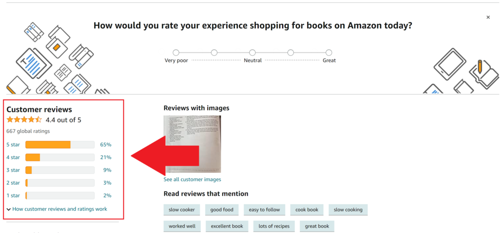 Amazon customer reviews.