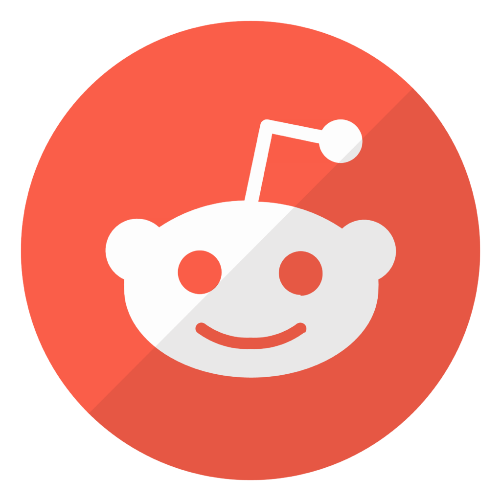 Reddit logo.